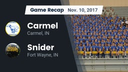 Recap: Carmel  vs. Snider  2017