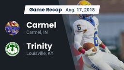 Recap: Carmel  vs. Trinity  2018