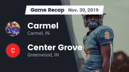 Recap: Carmel  vs. Center Grove  2019