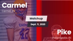 Matchup: Carmel  vs. Pike  2020