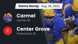 Recap: Carmel  vs. Center Grove  2022