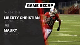 Recap: Liberty Christian  vs. Maury  2016