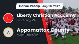 Recap: Liberty Christian Academy vs. Appomattox County  2017