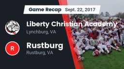 Recap: Liberty Christian Academy vs. Rustburg  2017
