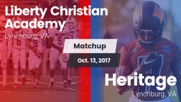 Matchup: Liberty Christian vs. Heritage  2017