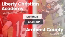 Matchup: Liberty Christian vs. Amherst County  2017