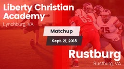 Matchup: Liberty Christian vs. Rustburg  2018