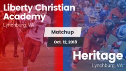 Matchup: Liberty Christian vs. Heritage  2018