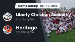 Recap: Liberty Christian Academy vs. Heritage  2018