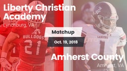 Matchup: Liberty Christian vs. Amherst County  2018