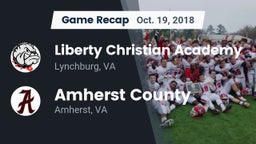 Recap: Liberty Christian Academy vs. Amherst County  2018