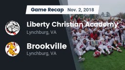 Recap: Liberty Christian Academy vs. Brookville  2018