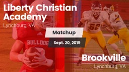 Matchup: Liberty Christian vs. Brookville  2019