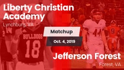Matchup: Liberty Christian vs. Jefferson Forest  2019