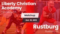 Matchup: Liberty Christian vs. Rustburg  2019