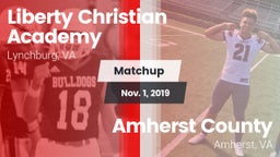 Matchup: Liberty Christian vs. Amherst County  2019