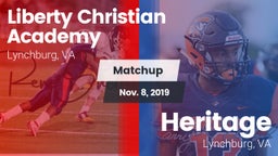Matchup: Liberty Christian vs. Heritage  2019