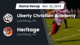 Recap: Liberty Christian Academy vs. Heritage  2019