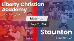 Matchup: Liberty Christian vs. Staunton  2020