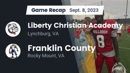 Recap: Liberty Christian Academy vs. Franklin County  2023