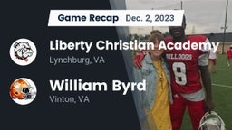 Recap: Liberty Christian Academy vs. William Byrd  2023