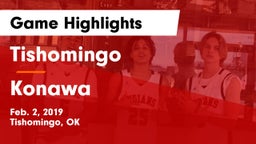 Tishomingo  vs Konawa  Game Highlights - Feb. 2, 2019