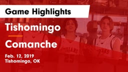 Tishomingo  vs Comanche  Game Highlights - Feb. 12, 2019