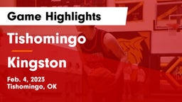 Tishomingo  vs Kingston  Game Highlights - Feb. 4, 2023