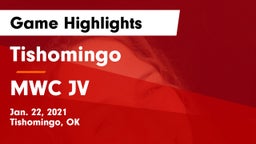 Tishomingo  vs MWC JV Game Highlights - Jan. 22, 2021
