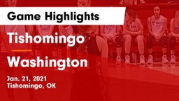 Tishomingo  vs Washington  Game Highlights - Jan. 21, 2021