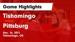 Tishomingo  vs Pittsburg  Game Highlights - Dec. 16, 2021