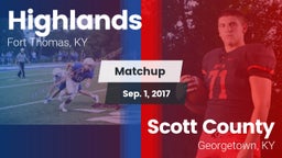 Matchup: Highlands vs. Scott County  2017