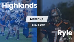 Matchup: Highlands vs. Ryle  2017