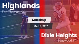Matchup: Highlands vs. Dixie Heights  2017