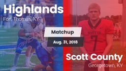Matchup: Highlands vs. Scott County  2018