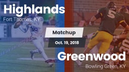 Matchup: Highlands vs. Greenwood  2018