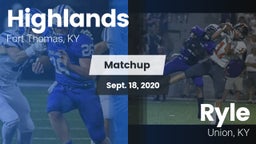Matchup: Highlands vs. Ryle  2020