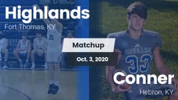 Matchup: Highlands vs. Conner  2020