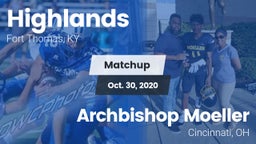 Matchup: Highlands vs. Archbishop Moeller  2020