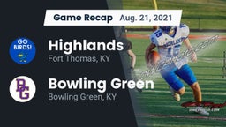 Recap: Highlands  vs. Bowling Green  2021