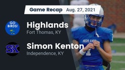 Recap: Highlands  vs. Simon Kenton  2021