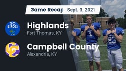 Recap: Highlands  vs. Campbell County  2021