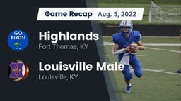Recap: Highlands  vs. Louisville Male  2022