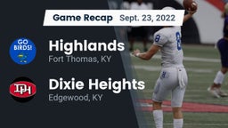Recap: Highlands  vs. Dixie Heights  2022