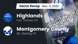 Recap: Highlands  vs. Montgomery County  2022