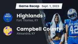 Recap: Highlands  vs. Campbell County  2023