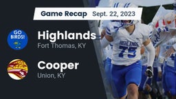 Recap: Highlands  vs. Cooper  2023