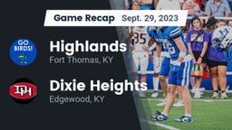 Recap: Highlands  vs. Dixie Heights  2023