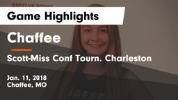 Chaffee  vs Scott-Miss Conf Tourn. Charleston Game Highlights - Jan. 11, 2018
