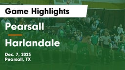 Pearsall  vs Harlandale  Game Highlights - Dec. 7, 2023